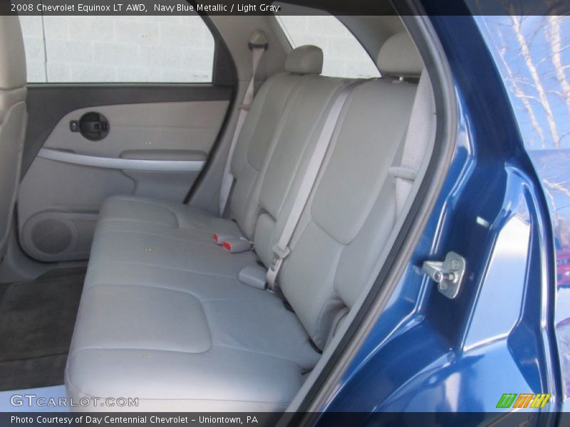 Navy Blue Metallic / Light Gray 2008 Chevrolet Equinox LT AWD