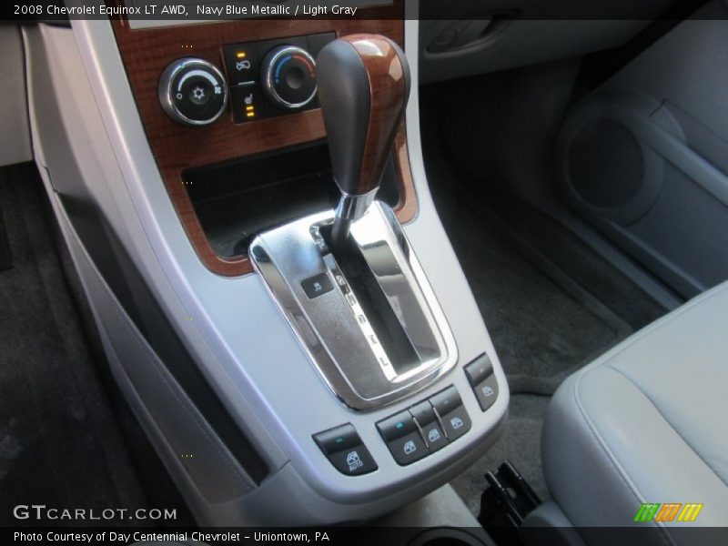Navy Blue Metallic / Light Gray 2008 Chevrolet Equinox LT AWD