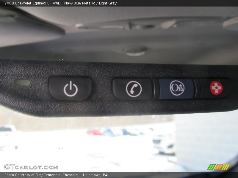 Navy Blue Metallic / Light Gray 2008 Chevrolet Equinox LT AWD