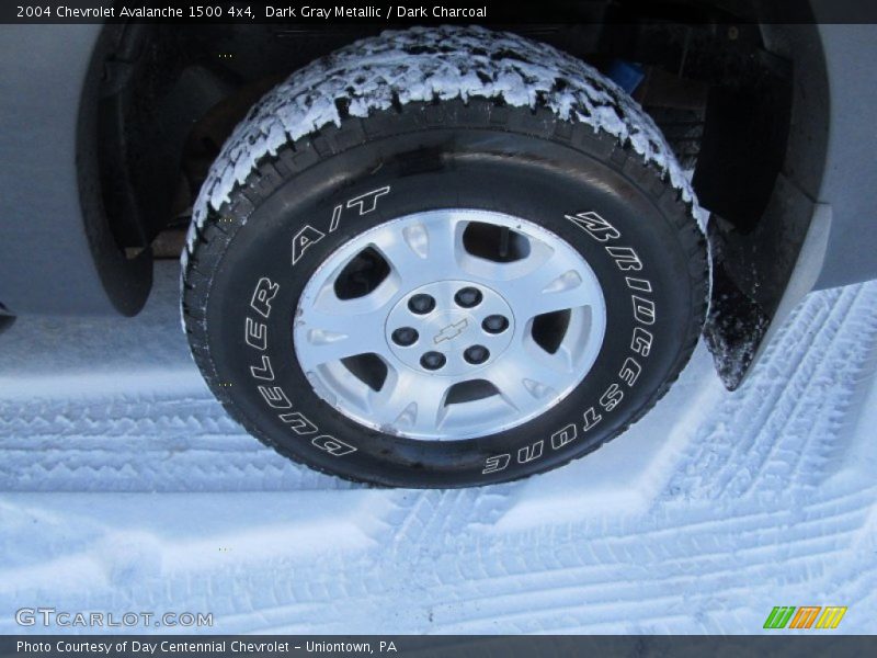 Dark Gray Metallic / Dark Charcoal 2004 Chevrolet Avalanche 1500 4x4