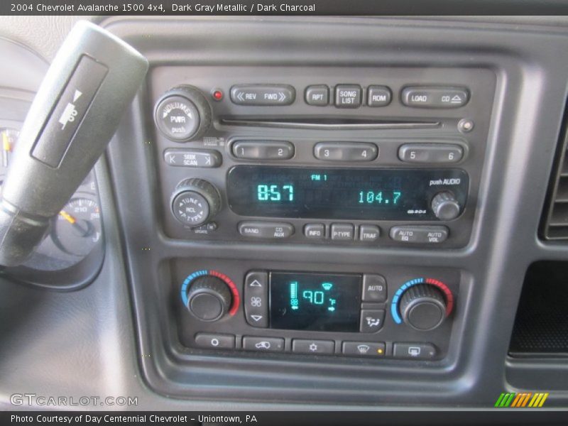 Dark Gray Metallic / Dark Charcoal 2004 Chevrolet Avalanche 1500 4x4