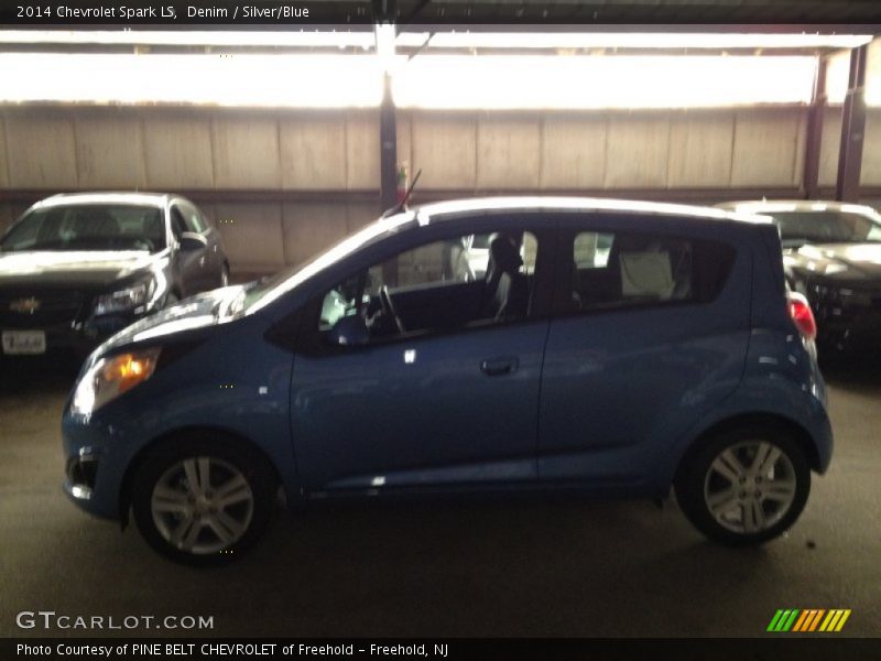 Denim / Silver/Blue 2014 Chevrolet Spark LS