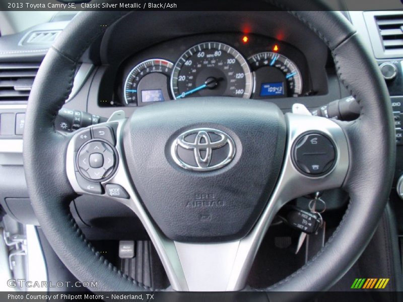 Classic Silver Metallic / Black/Ash 2013 Toyota Camry SE