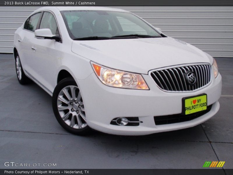 Summit White / Cashmere 2013 Buick LaCrosse FWD
