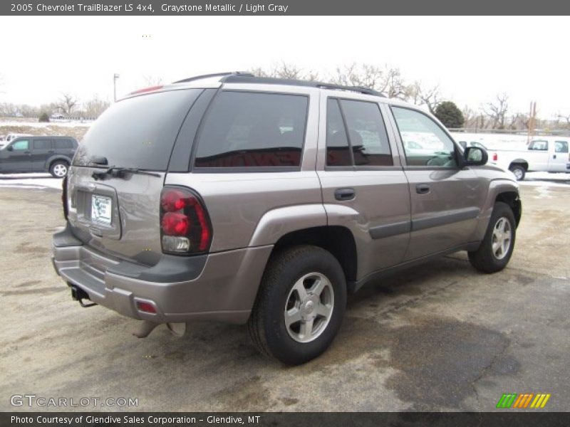 Graystone Metallic / Light Gray 2005 Chevrolet TrailBlazer LS 4x4
