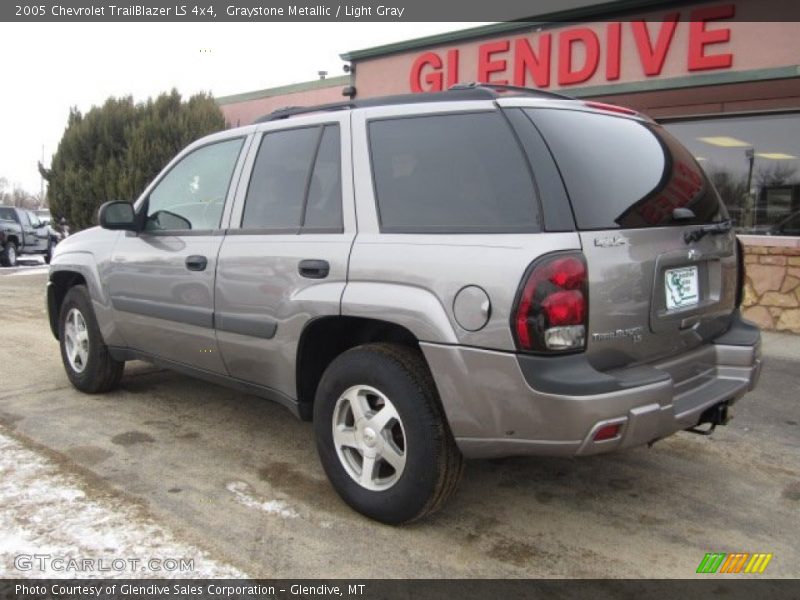 Graystone Metallic / Light Gray 2005 Chevrolet TrailBlazer LS 4x4