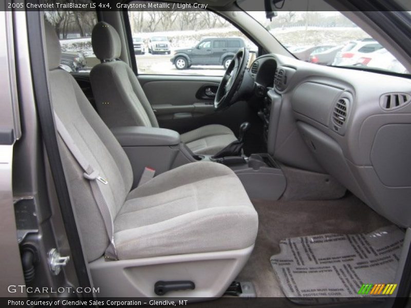 Graystone Metallic / Light Gray 2005 Chevrolet TrailBlazer LS 4x4
