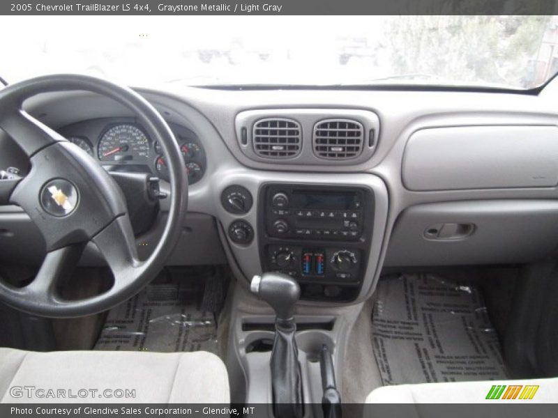 Graystone Metallic / Light Gray 2005 Chevrolet TrailBlazer LS 4x4