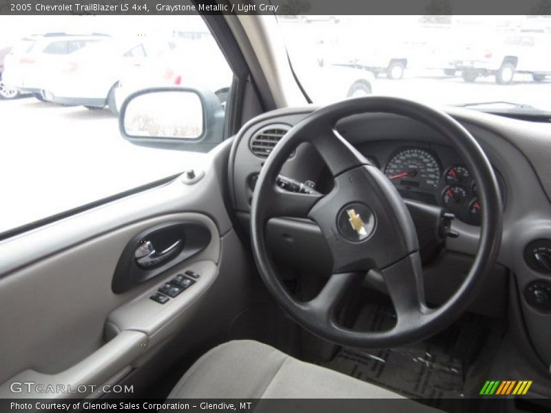 Graystone Metallic / Light Gray 2005 Chevrolet TrailBlazer LS 4x4