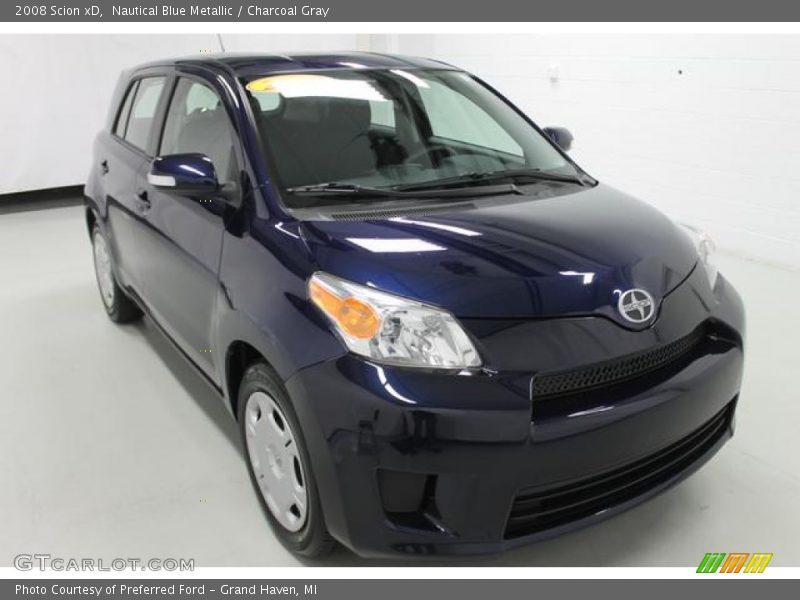 Nautical Blue Metallic / Charcoal Gray 2008 Scion xD