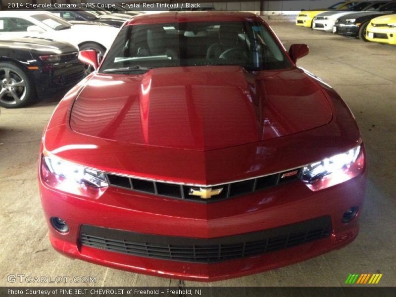 Crystal Red Tintcoat / Black 2014 Chevrolet Camaro LT/RS Coupe
