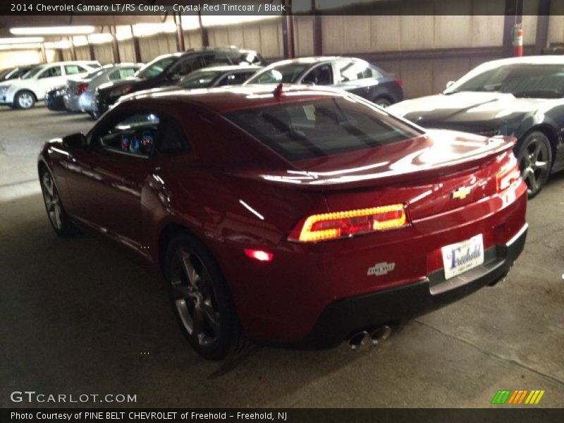 Crystal Red Tintcoat / Black 2014 Chevrolet Camaro LT/RS Coupe