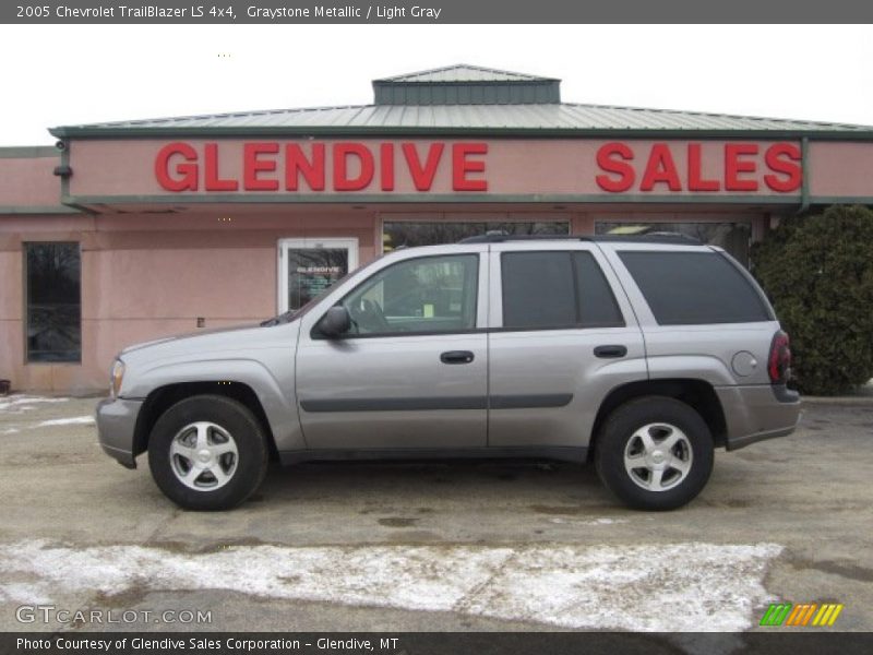 Graystone Metallic / Light Gray 2005 Chevrolet TrailBlazer LS 4x4