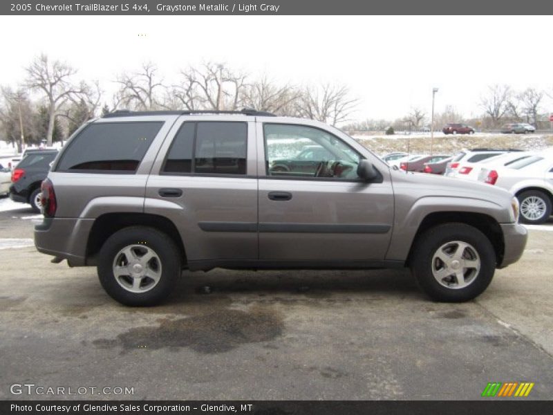Graystone Metallic / Light Gray 2005 Chevrolet TrailBlazer LS 4x4