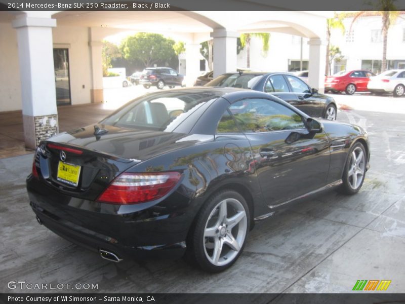 Black / Black 2014 Mercedes-Benz SLK 250 Roadster