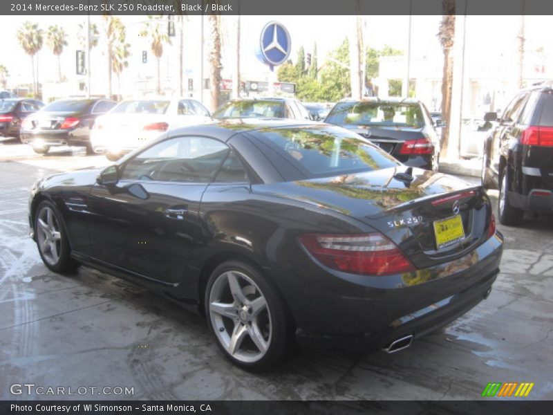 Black / Black 2014 Mercedes-Benz SLK 250 Roadster