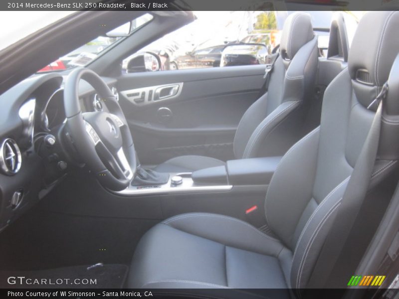 Black / Black 2014 Mercedes-Benz SLK 250 Roadster