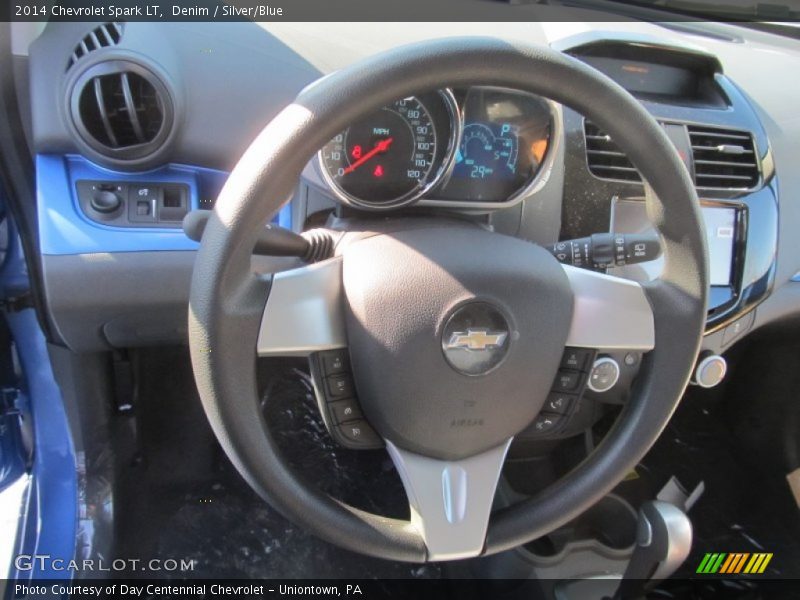 Denim / Silver/Blue 2014 Chevrolet Spark LT