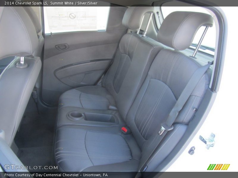 Summit White / Silver/Silver 2014 Chevrolet Spark LS
