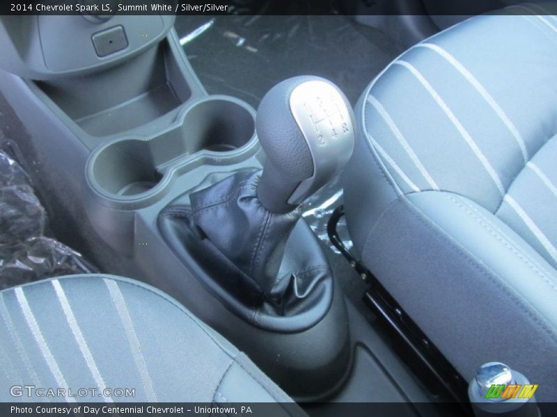 Summit White / Silver/Silver 2014 Chevrolet Spark LS