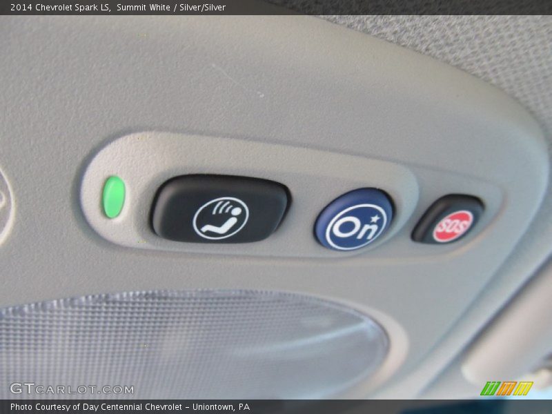 Summit White / Silver/Silver 2014 Chevrolet Spark LS