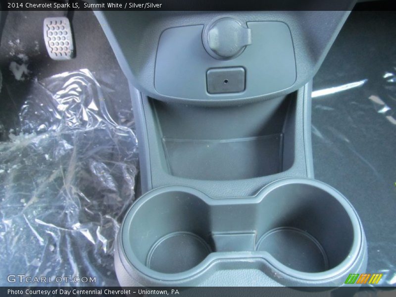 Summit White / Silver/Silver 2014 Chevrolet Spark LS