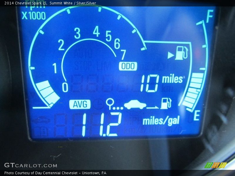 Summit White / Silver/Silver 2014 Chevrolet Spark LS