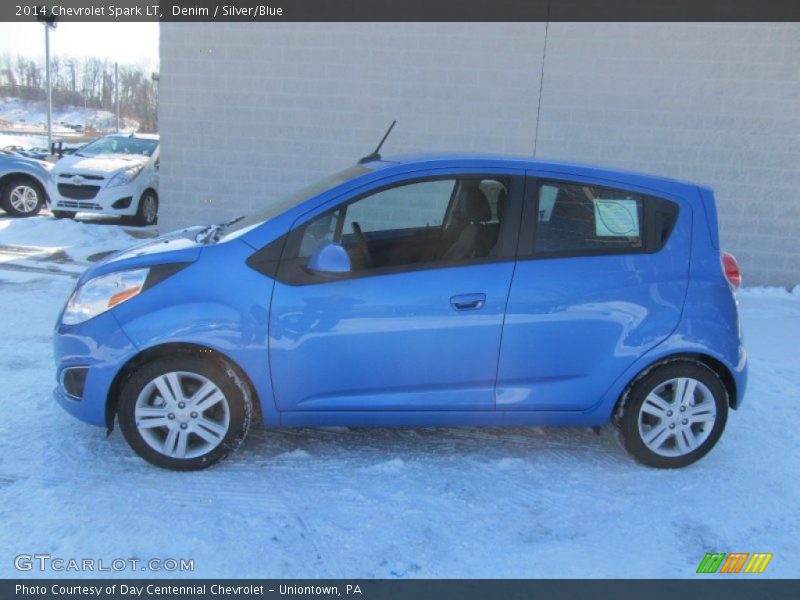 Denim / Silver/Blue 2014 Chevrolet Spark LT