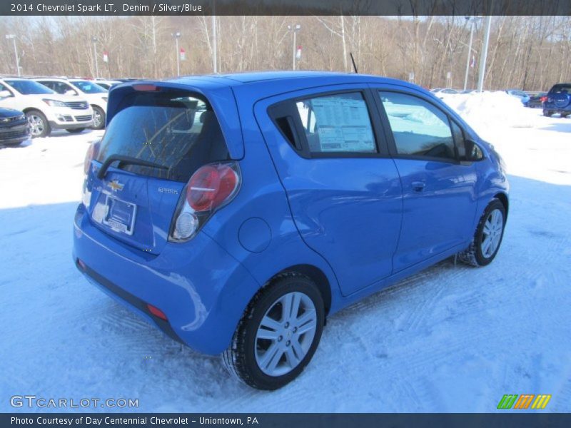 Denim / Silver/Blue 2014 Chevrolet Spark LT