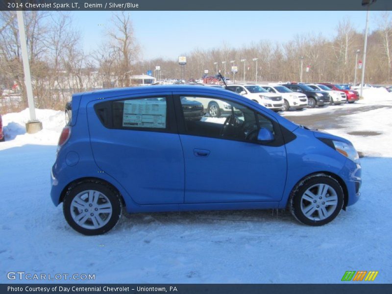 Denim / Silver/Blue 2014 Chevrolet Spark LT