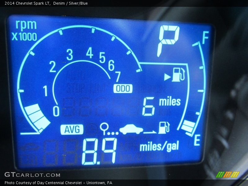 Denim / Silver/Blue 2014 Chevrolet Spark LT