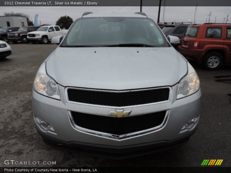 Silver Ice Metallic / Ebony 2012 Chevrolet Traverse LT