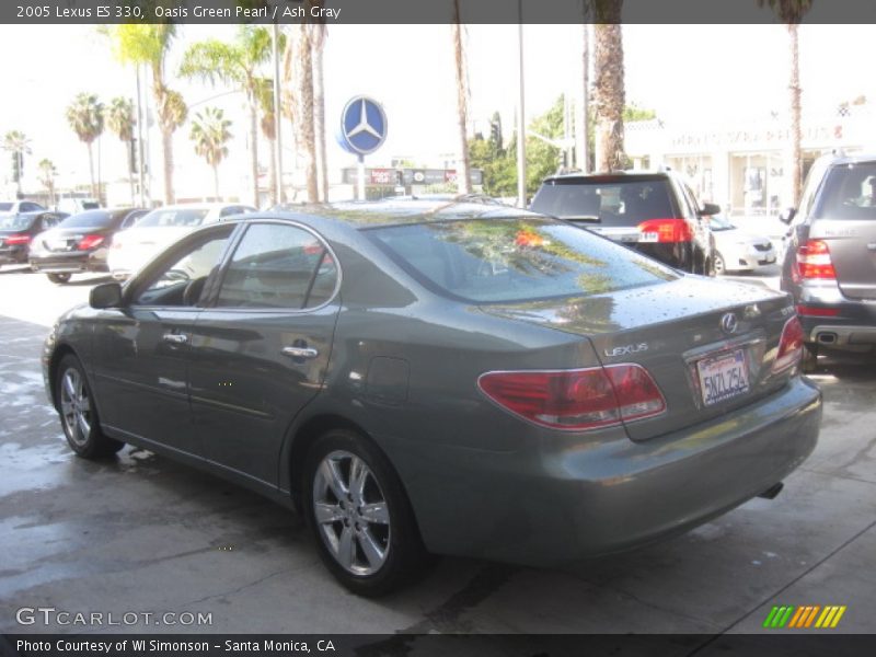 Oasis Green Pearl / Ash Gray 2005 Lexus ES 330