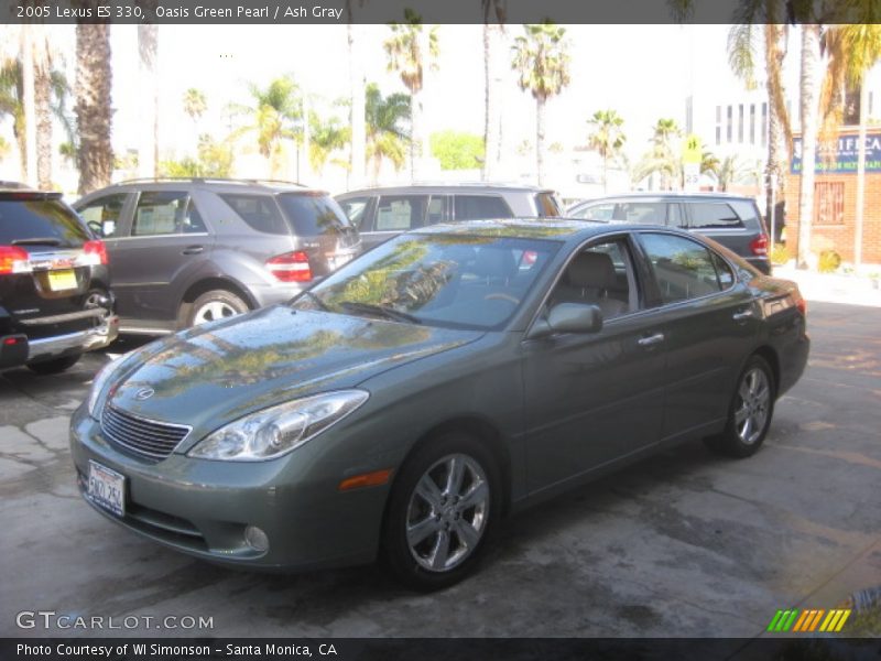 Oasis Green Pearl / Ash Gray 2005 Lexus ES 330
