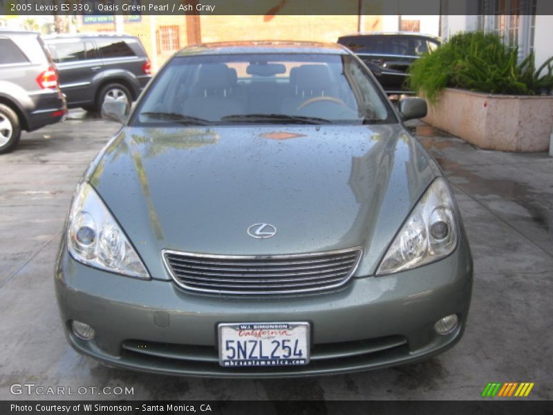 Oasis Green Pearl / Ash Gray 2005 Lexus ES 330