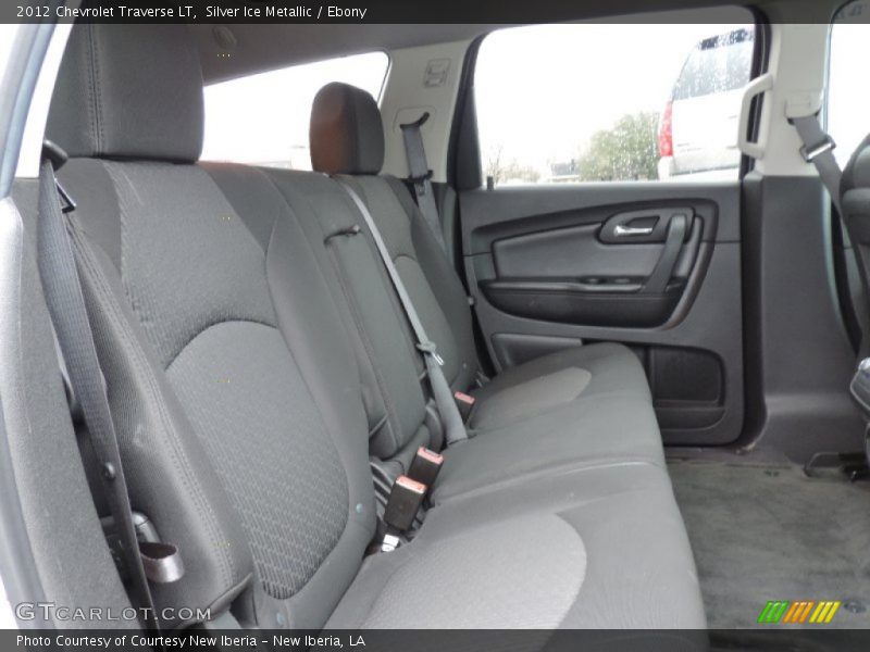 Silver Ice Metallic / Ebony 2012 Chevrolet Traverse LT