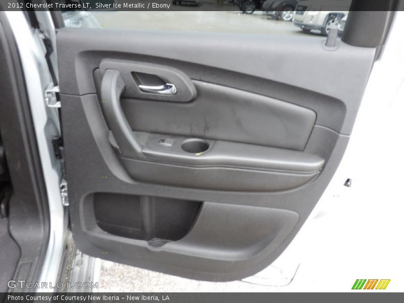Silver Ice Metallic / Ebony 2012 Chevrolet Traverse LT