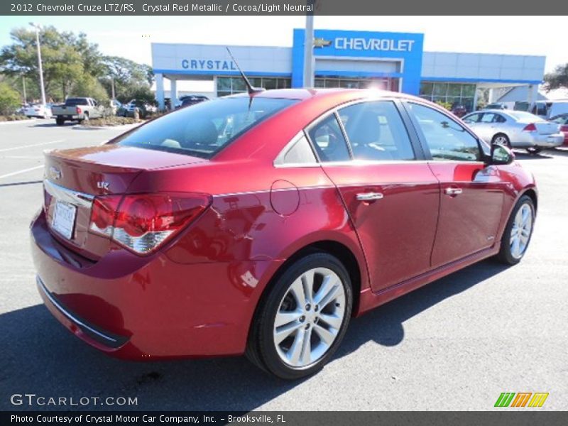 Crystal Red Metallic / Cocoa/Light Neutral 2012 Chevrolet Cruze LTZ/RS