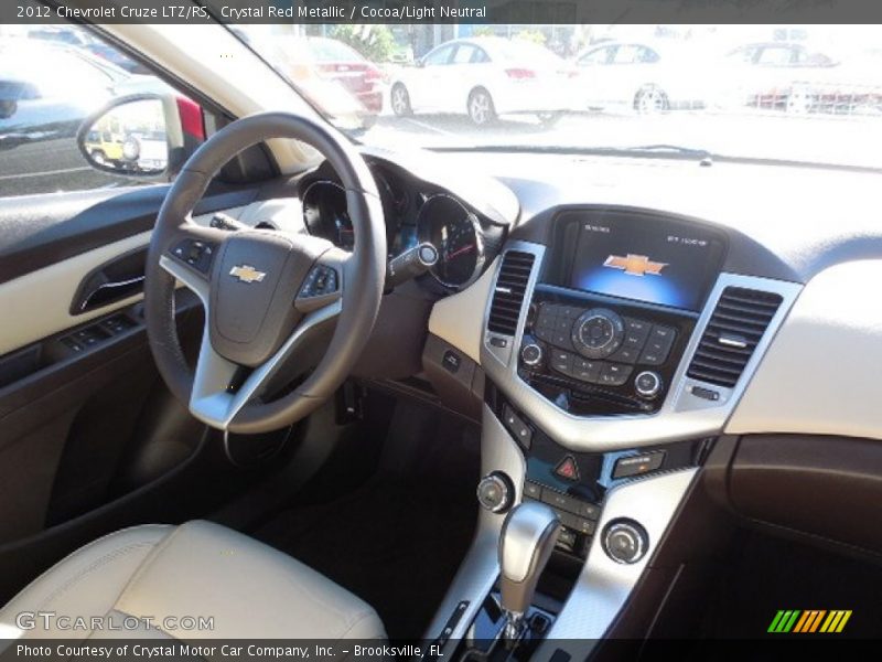 Crystal Red Metallic / Cocoa/Light Neutral 2012 Chevrolet Cruze LTZ/RS