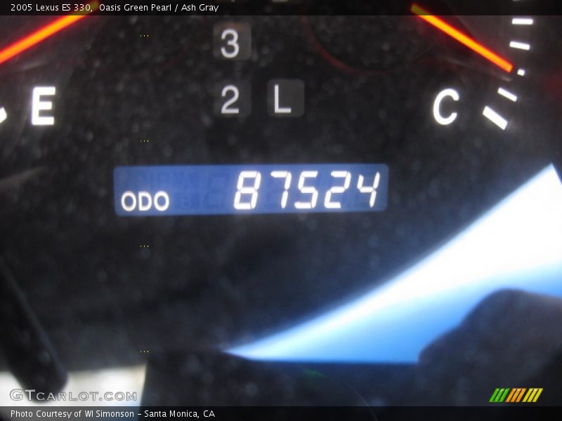 Oasis Green Pearl / Ash Gray 2005 Lexus ES 330