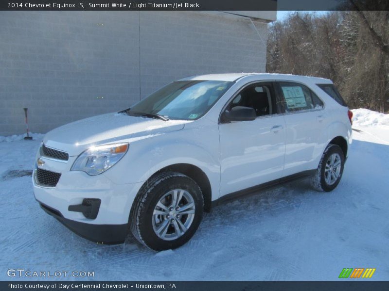 Summit White / Light Titanium/Jet Black 2014 Chevrolet Equinox LS