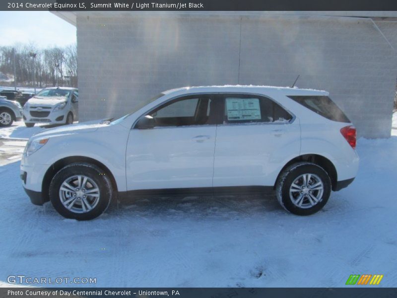 Summit White / Light Titanium/Jet Black 2014 Chevrolet Equinox LS