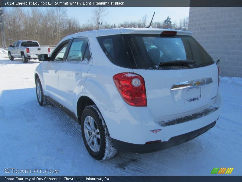 Summit White / Light Titanium/Jet Black 2014 Chevrolet Equinox LS