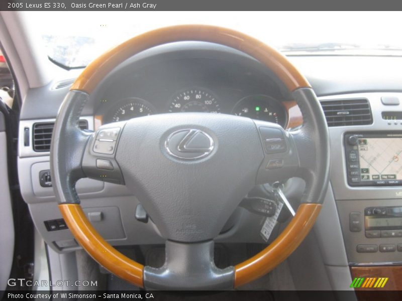 Oasis Green Pearl / Ash Gray 2005 Lexus ES 330