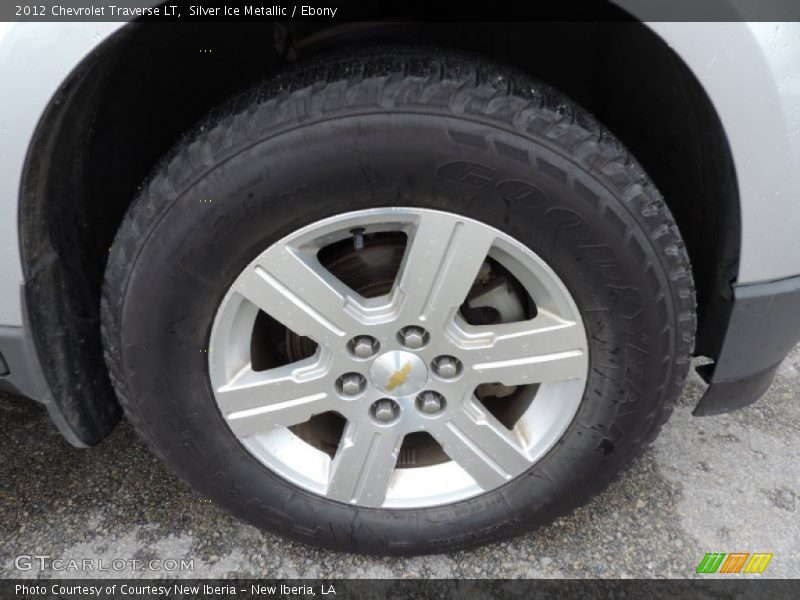 Silver Ice Metallic / Ebony 2012 Chevrolet Traverse LT
