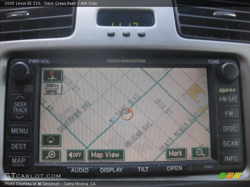 Oasis Green Pearl / Ash Gray 2005 Lexus ES 330