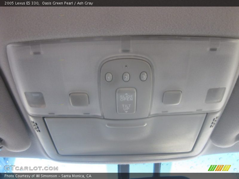 Oasis Green Pearl / Ash Gray 2005 Lexus ES 330