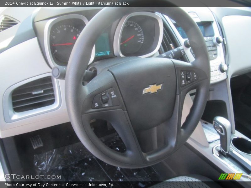 Summit White / Light Titanium/Jet Black 2014 Chevrolet Equinox LS