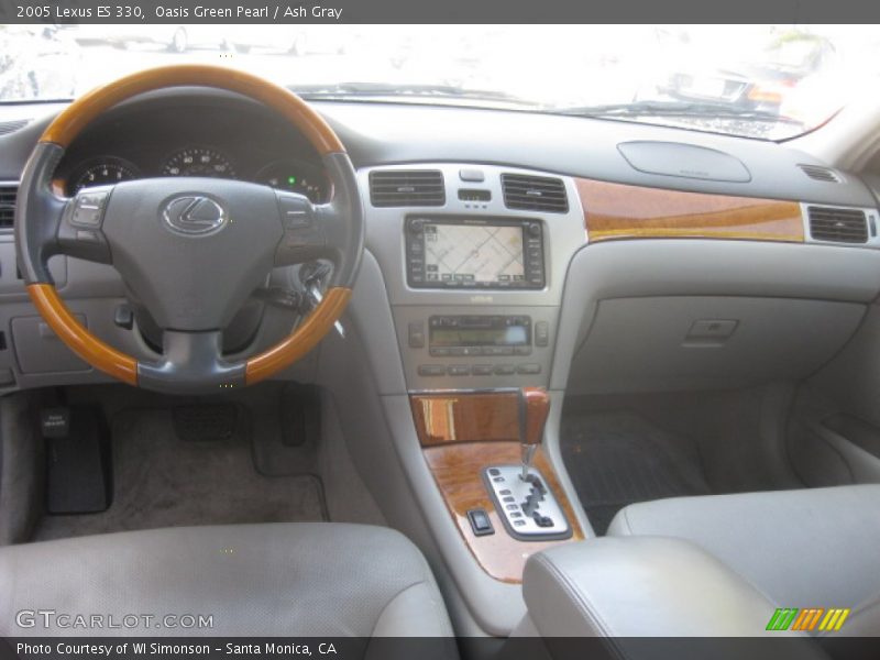 Oasis Green Pearl / Ash Gray 2005 Lexus ES 330