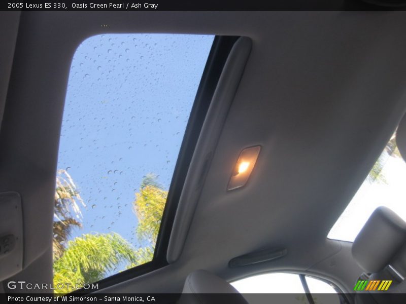 Oasis Green Pearl / Ash Gray 2005 Lexus ES 330